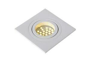 Lucide TUBE white recessed spotlight GU10 1-light 22955/01/31 small 4