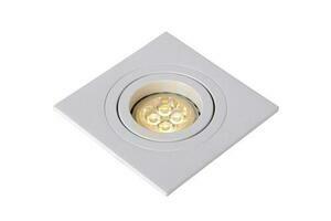 Lucide TUBE white recessed spotlight GU10 1-light 22955/01/31 small 5