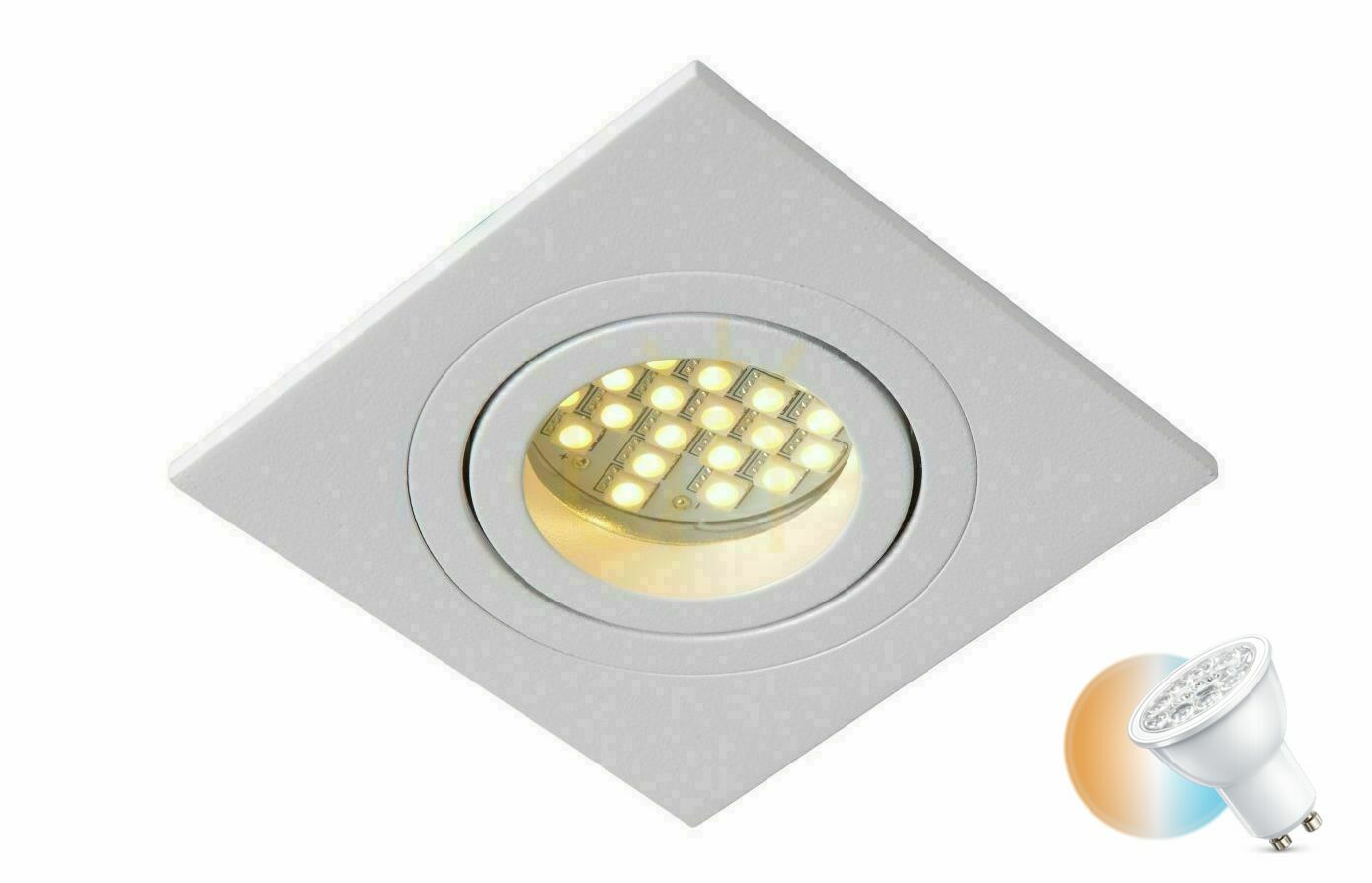 Ceiling Eyelet Lucide TUBE White Aluminum GU10 22955/01/31