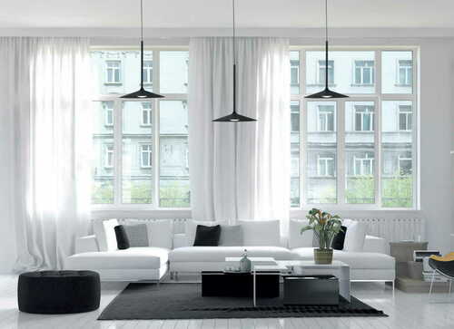 Check Pendant Light Max Light Hana P0456 Black LED 6W 17.5 cm