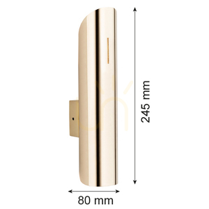 Wall lamp ARGON Akron brass 2xG9 up and down 1039 small 3