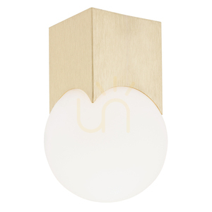 Plafon ARGON Austin opal matowy mosiądz szczotkowany E14 4712 small 0