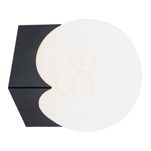 Argon AUSTIN wall lamp opal matte black matte E14 SKU 4715 small 0
