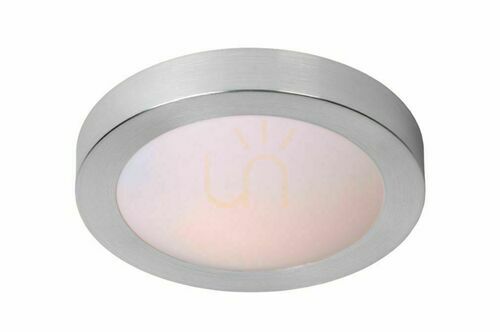 Check Lucide FRESH Plafond 35cm Silver E27 IP44 2-Lichtpunten 79158/02/12