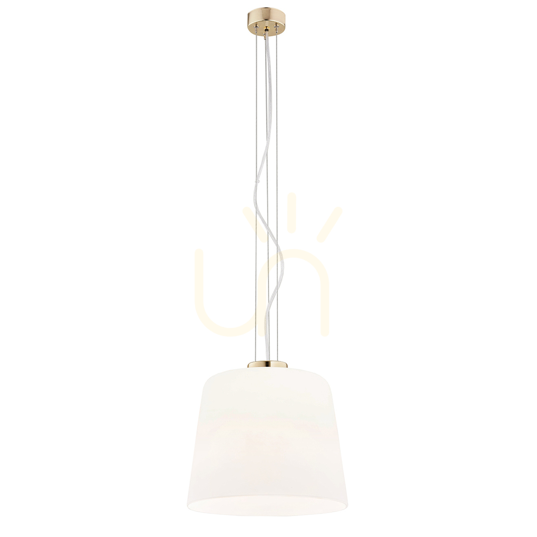Pendelleuchte Argon Berkley Opal-Matt el. vermessingt 315 mm E27 SKU 4689
