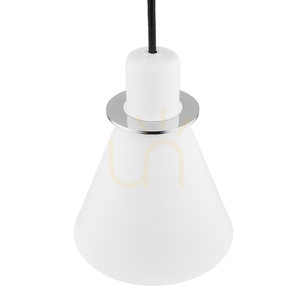 Pendant Light ARGON Beverly White Chrome E27 4681 small 3