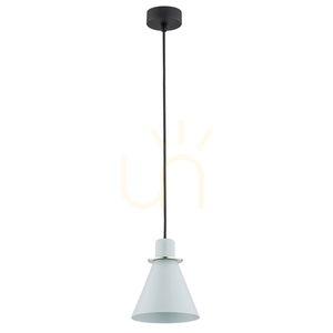 Argon Beverly Pendant Light Matte Blue Chrome E27 4683 small 1
