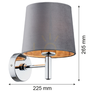 Wall Lamp ARGON Bolzano Plus Dark Gray Chrome 4725 small 8