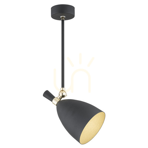 Check Pendant Light ARGON Charlotte Black Brass-Plated E27 SKU 4686