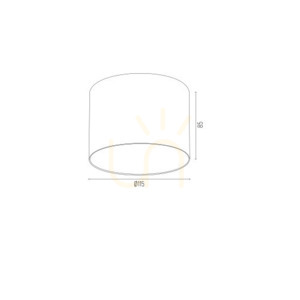Plafon ARGON CLEVLAND czarny GU10 AR111 115 mm 4691 BZ small 3