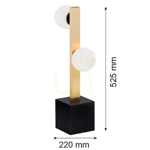 Table Lamp ARGON Freemont Opal Matte Brushed Brass Black 1044 small 5