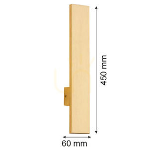 Argon LED Wall Light Freemont Brushed Brass 6W 3000K 4724 small 2