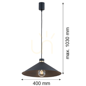 ARGON Nashville Pendant Light Black Brass E27 4695 small 5