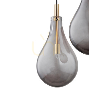 Pendant Light ARGON OAKLAND Smoke Black Glass 3xG9 6105 small 4