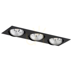 Argon OLIMP PLUS Black 3xGU10 Recessed Ceiling Spotlight 6116 BZ small 1