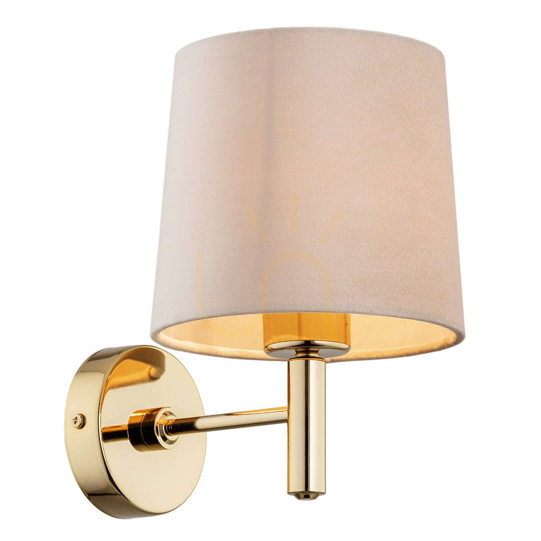 Argon PONTE PLUS Beige Wall Lamp Dark Brass 4727