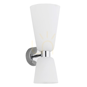 Wall Lamp ARGON RENO 2xE14 Opal Matte Chrome Sconce 1033 small 1