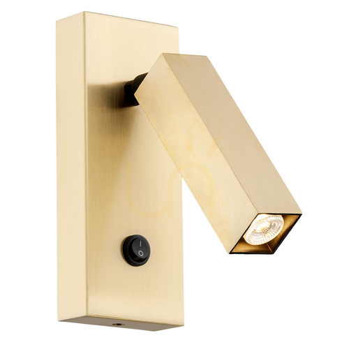 Check Wall lamp ARGON Rock brushed brass G9 4737