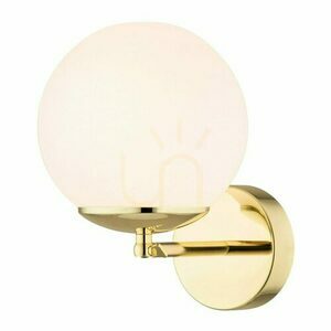 Wall Lamp ARGON Satelite Plus Opal Matte Brass IP44 E27 4744 small 1