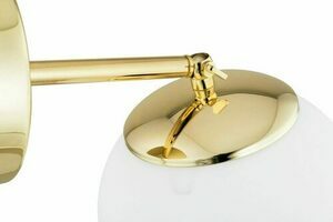 Wall Lamp ARGON Satelite Plus Opal Matte Brass IP44 E27 4744 small 6
