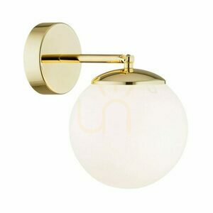 Wall Lamp ARGON Satelite Plus Opal Matte Brass IP44 E27 4744 small 0
