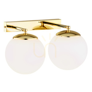ARGON SATELITE PLUS Opal Matte Brass Wall Sconce 2-Light 1052 small 0