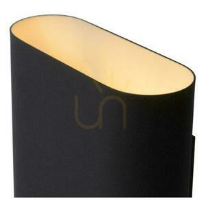 Lucide OVALIS Black Metal Wall Lamp 12219/02/30 small 3