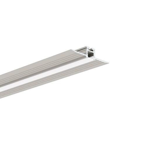 Check LED aluminum profile KOZEL-10 Silver non-anodized 2m