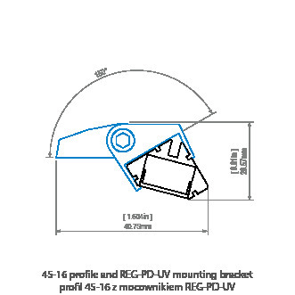 Check Corner led profile 45-16 Silver anodized e6-k1 1m Corner led profile 45-16 Silver anodized e6-k1 1m