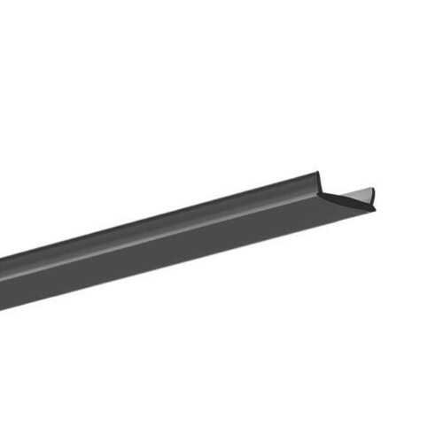 Check Cover for LED LIGER profile, black 1m