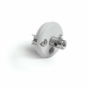 KLUŚ JAZ-DUO-N-FI-6,5 grey end cap with 6.5 mm hole small 0