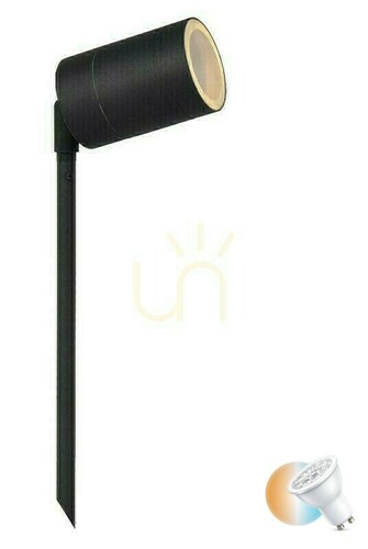 Check Lucide Arne-LED Outdoor Spot Light Black Stainless Steel 5W IP44 GU10 14868/05/30