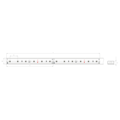 Check LED strip WP-K-40-1210-24V 4.8W / m