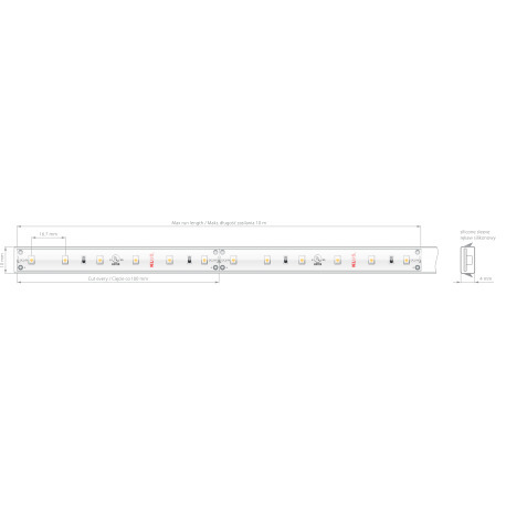 Check LED strip 8KWP-K-27-1210-24V 4.8W / m LED strip 8KWP-K-27-1210-24V 4.8W / m