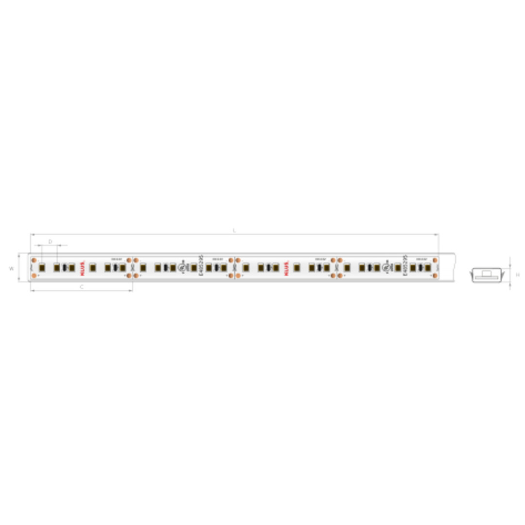 Check LED strip 8KWP-K-30-1220-24V 9.6W / m LED strip 8KWP-K-30-1220-24V 9.6W / m