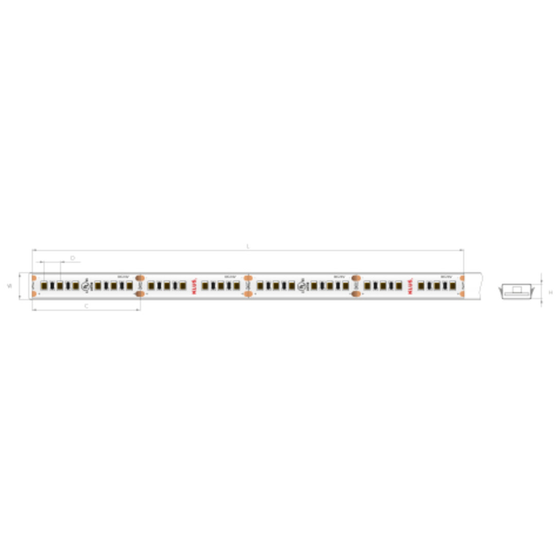 Check LED strip 8KWP-K-40-1275-24V 14.4W / m LED strip 8KWP-K-40-1275-24V 14.4W / m