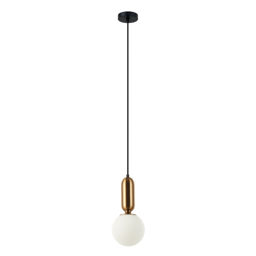 Italux Pendant Light Black Steel E27 15 cm PND-02340-1S-BRO