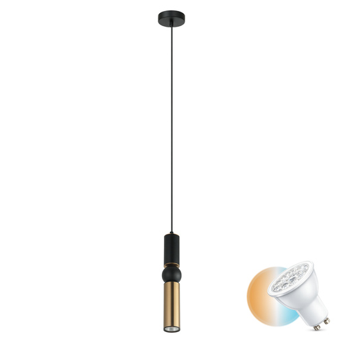 Check Italux Pendant Light Isidora Black Bronze GU10 10 cm PND-14290-1-BK-BRO
