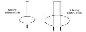 Pendant lamp HOLAR 2 black Thoro small 7
