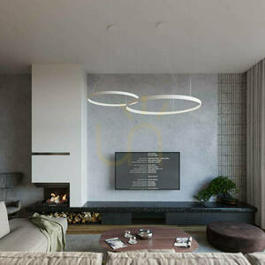 Chandelier RIO 55 white 3000K Thoro small 13