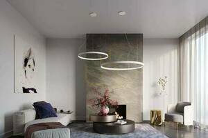 Chandelier RIO 55 white 4000K Thoro small 11