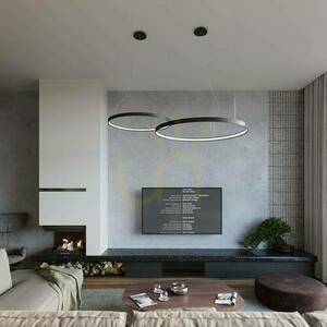 Chandelier RIO 110 black LED 4000K - Thoro small 18