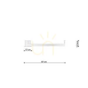 Ceiling lamp RIO 78 black 4000K Thoro small 6