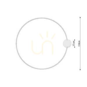 Ceiling lamp RIO 110 white 3000K Thoro small 14