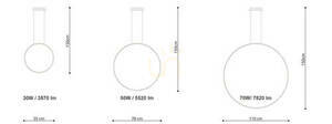 Ceiling lamp RIO 110 white 3000K Thoro small 18