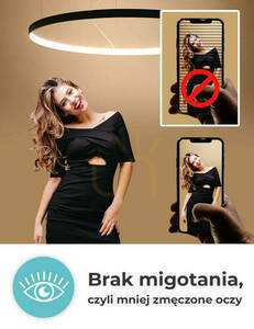 Ceiling lamp RIO 110 black 4000K Thoro small 17