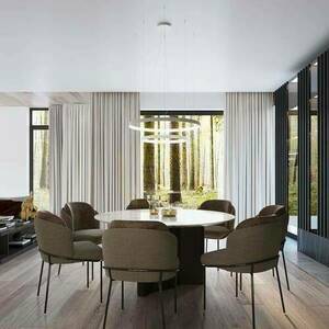 Chandelier RIO 2 55/78 black 3000K Thoro small 1
