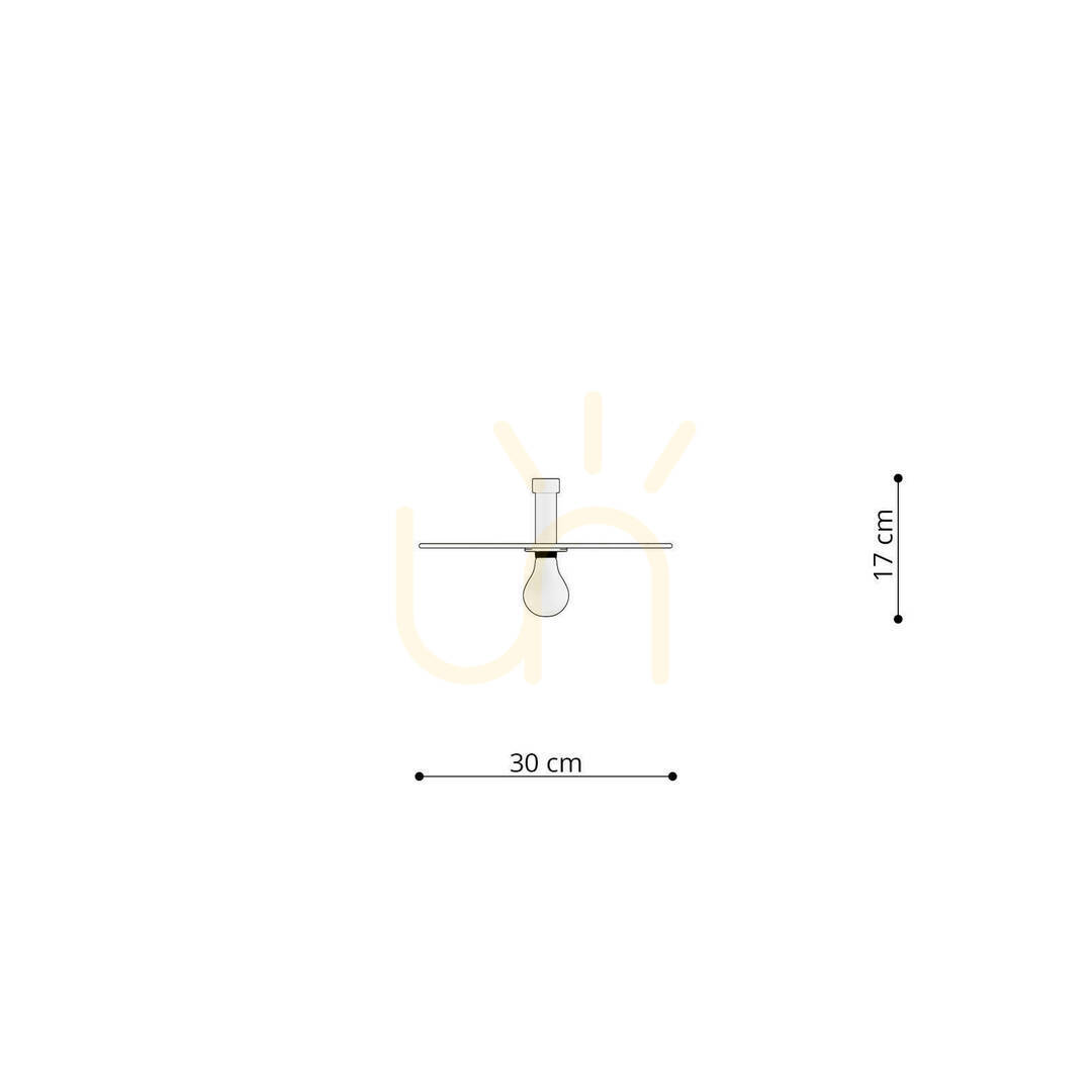 Check Wall lamp / Ceiling lamp SIRKEL 30 black Thoro Wall lamp / Ceiling lamp SIRKEL 30 black Thoro