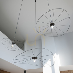 Pendant lamp ESKOLA 140 black Thoro 3 Pendant lamp ESKOLA 140 black Thoro small 3