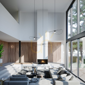 Pendant lamp ESKOLA 140 black Thoro 4 Pendant lamp ESKOLA 140 black Thoro small 4